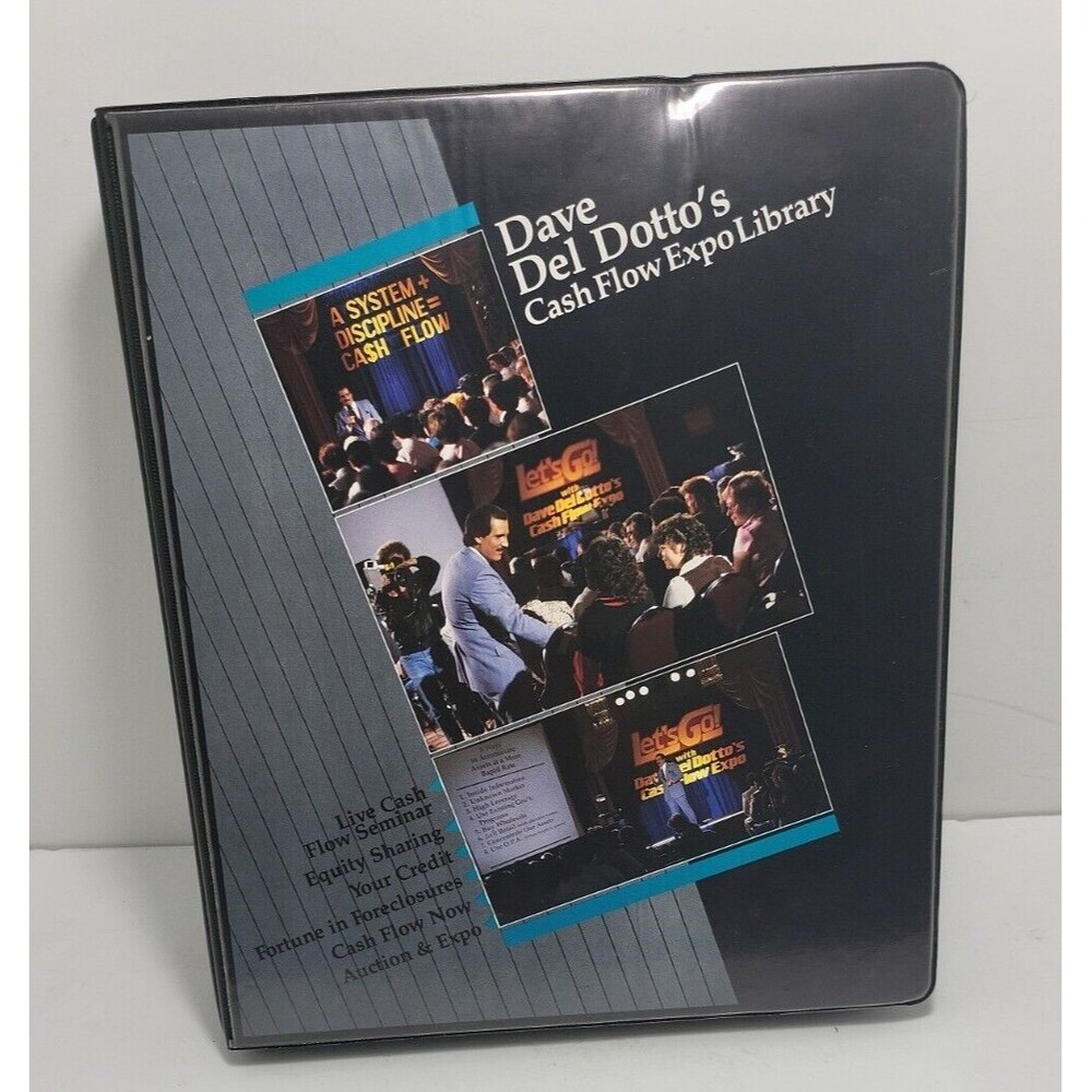 Dave Del Dotto’s Cash Flow Expo Library-Complete 16 Audio Cassette Tapes-1986